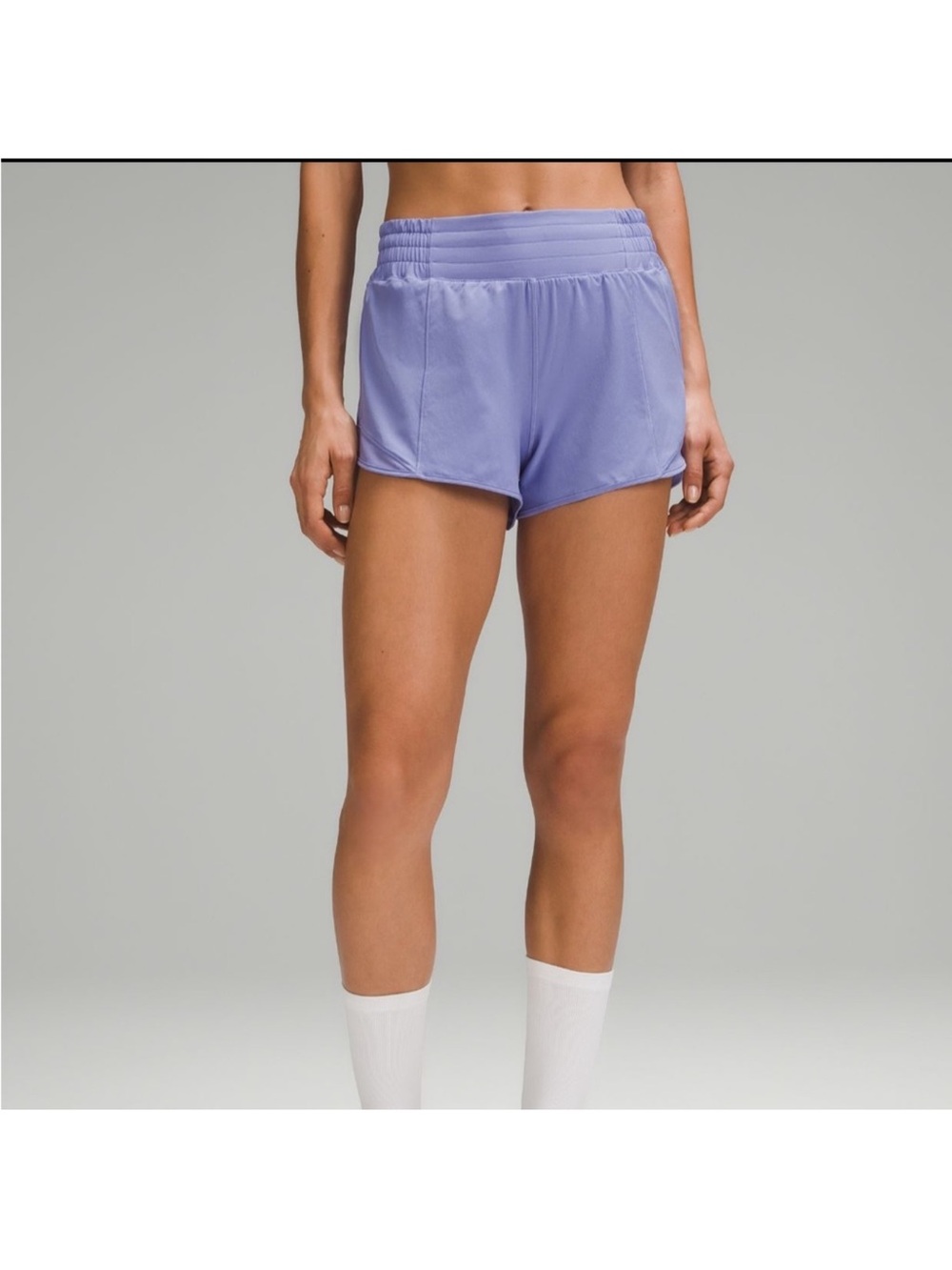 Lululemon Hotty Hot High-Rise Lined Short 2.5” Dark Lavender